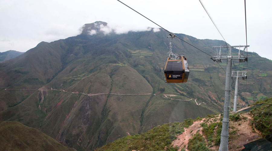 Cable car to Choquequirao